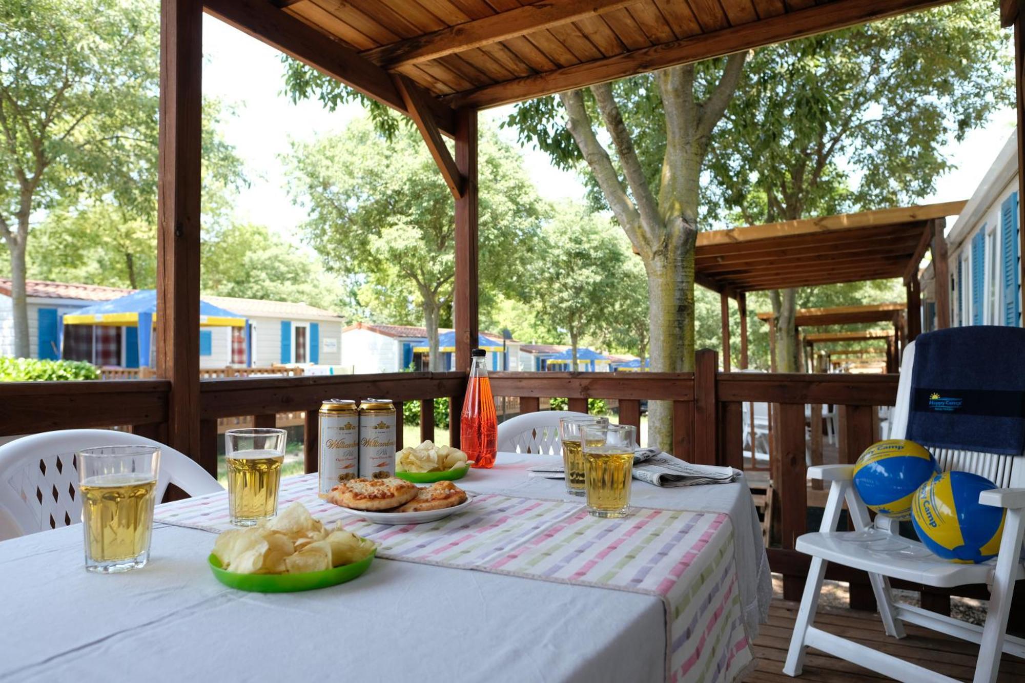 Happy Camp Mobile Homes In Camping Village Rosapineta Rosolina Mare Eksteriør bilde